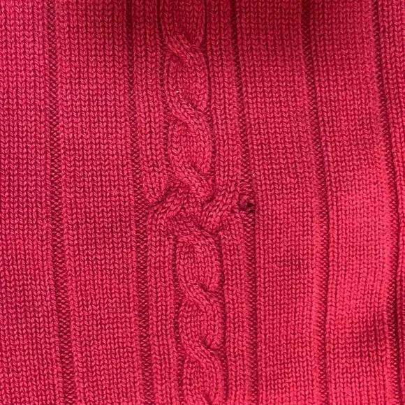 Iconic Y2K Red Cardigan With Collar And Buttons - Picture 5 of 6